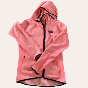 Peach North Face Hoodie pullover - M